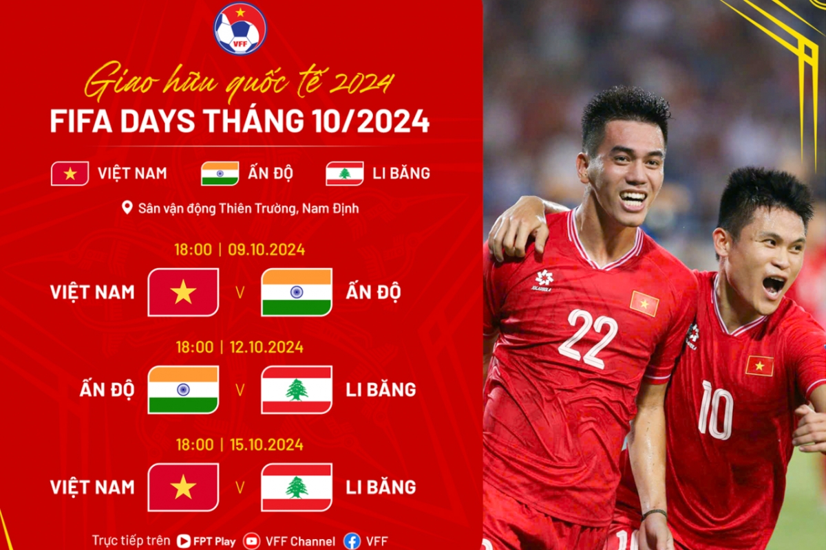Lịch thi đấu trận đấu quốc tế FIFA