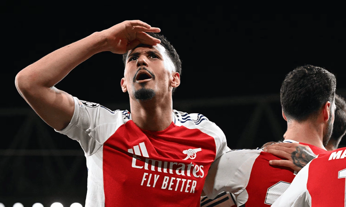 Top 7: William Saliba - thiên tài trẻ Arsenal chiếm giữ vị trí cao trong các bảng xếp hạng chuyển nhượng năm 2025